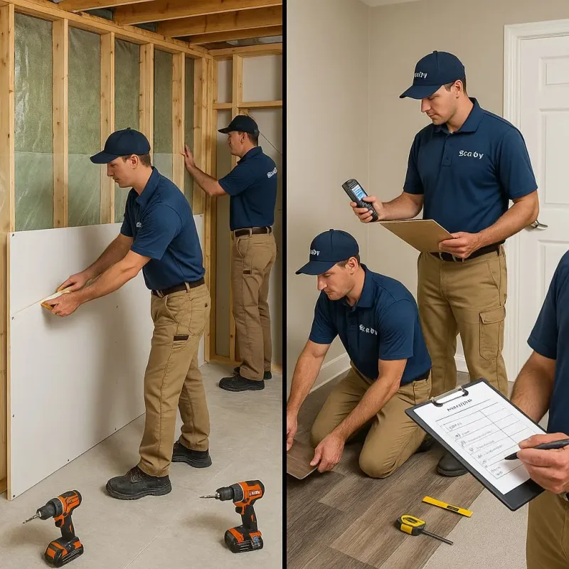 Repairs and Reconstruction process in Weaver, AL